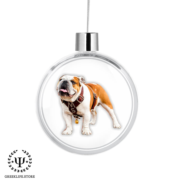 Mississippi State University Christmas Ornament Flat Round