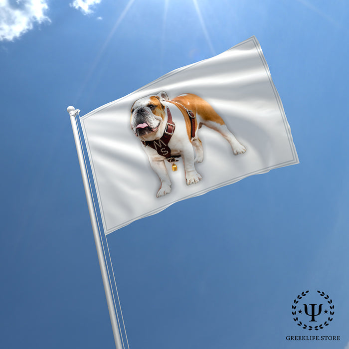 Live Mascot - Dak - Bully XXII - Bulldog - Mississippi State University Flags and Banners