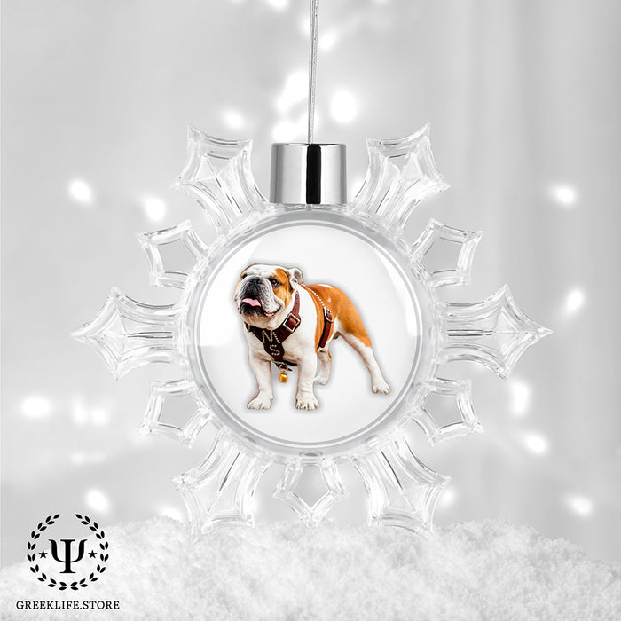 Mississippi State University Christmas Ornament - Snowflake