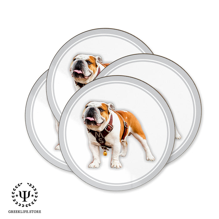 Mississippi State University Beverage Coasters Round (Set of 4)