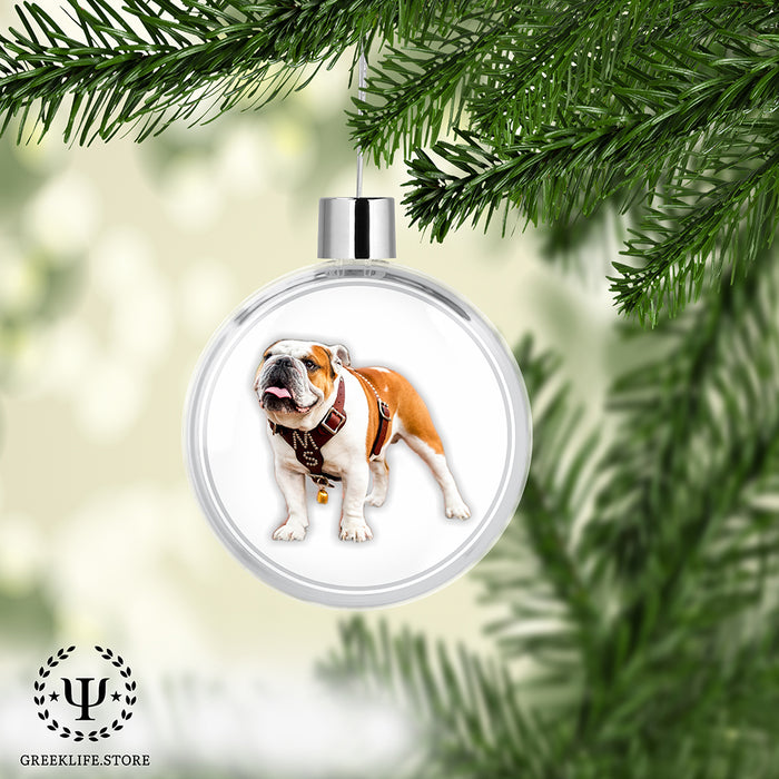 Mississippi State University Christmas Ornament Flat Round