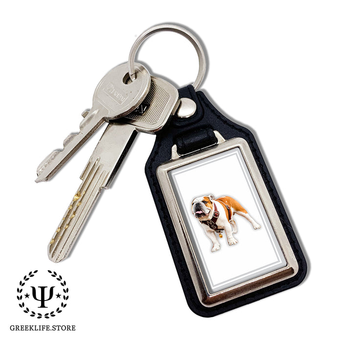Mississippi State University Keychain Rectangular