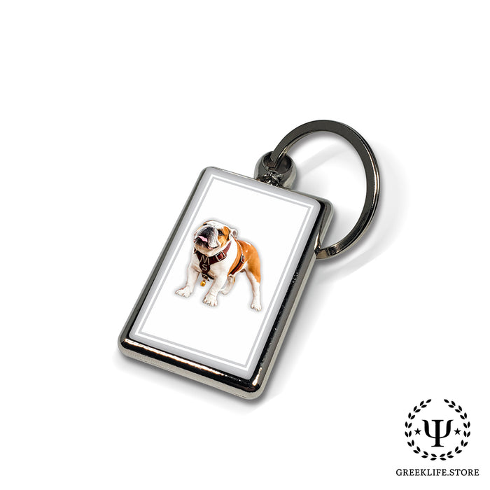 Mississippi State University Keychain Rectangular