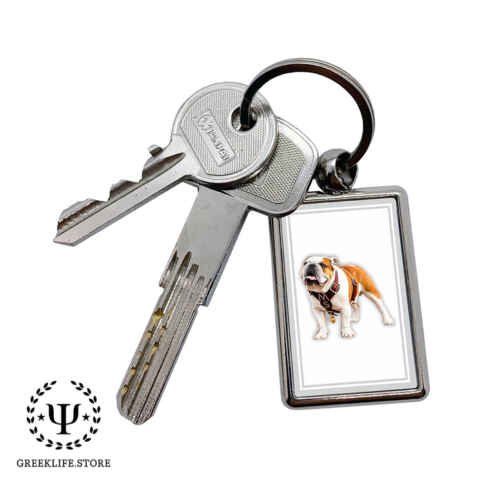 Mississippi State University Keychain Rectangular