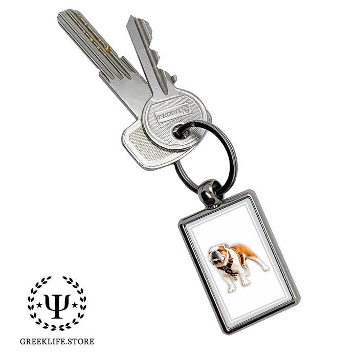 Mississippi State University Keychain Rectangular