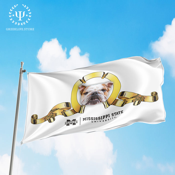 Live Mascot - Dak - Bully XXII - Bulldog - Mississippi State University Flags and Banners