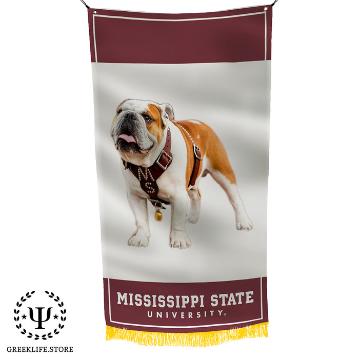 Live Mascot - Dak - Bully XXII - Bulldog - Mississippi State University Flags and Banners