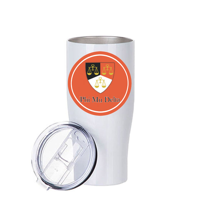 Phi Mu Delta Stainless Steel Tumbler - 20oz