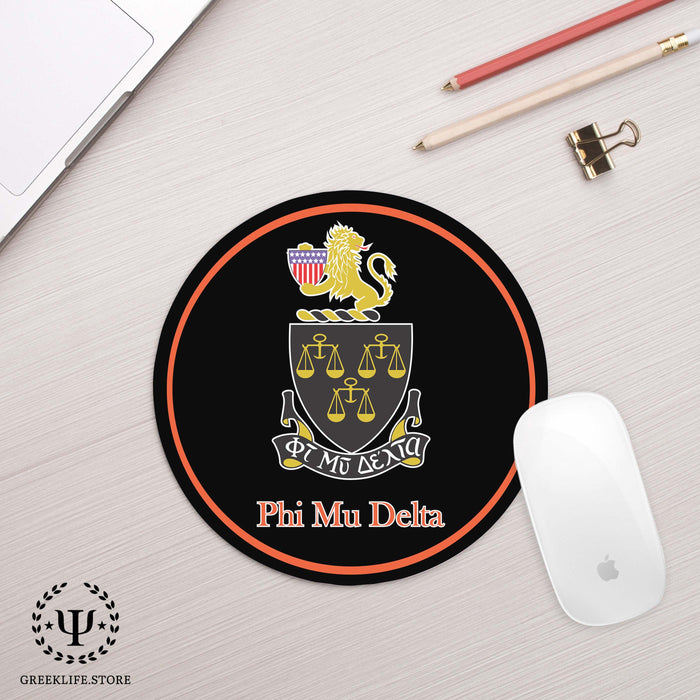 Phi Mu Delta Mouse Pad Round