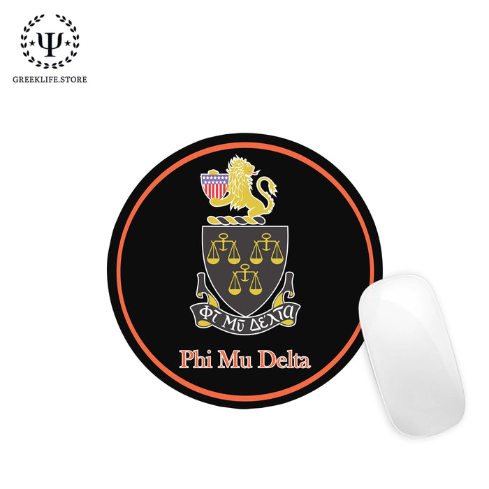 Phi Mu Delta Mouse Pad Round