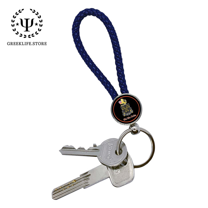 Phi Mu Delta Key Chain Round