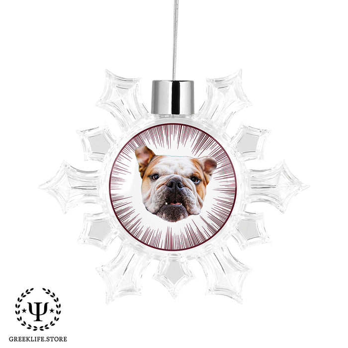 Mississippi State University Christmas Ornament - Snowflake