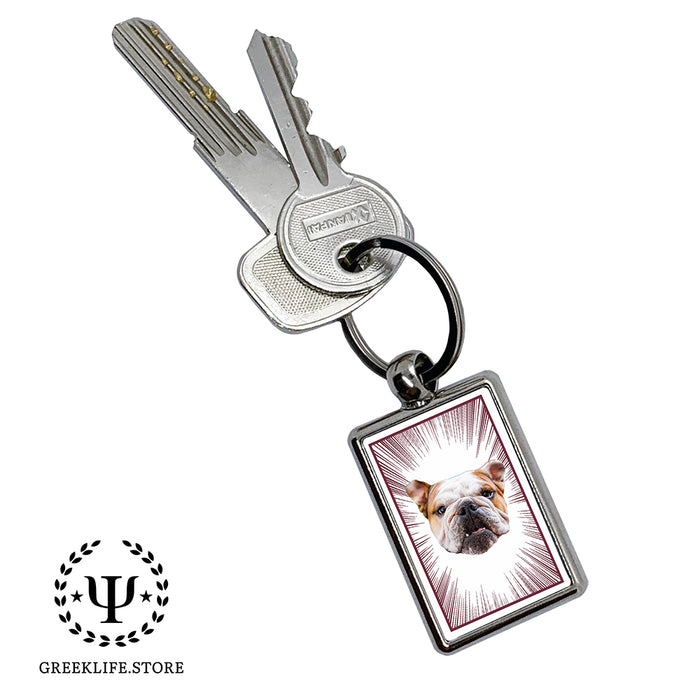 Mississippi State University Keychain Rectangular