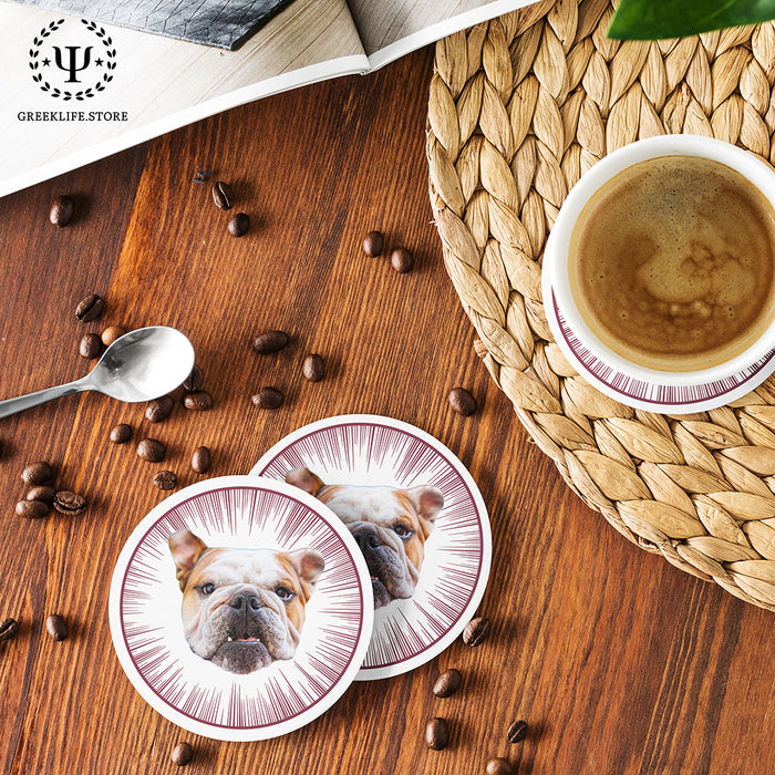 Mississippi State University Beverage Coasters Round (Set of 4)