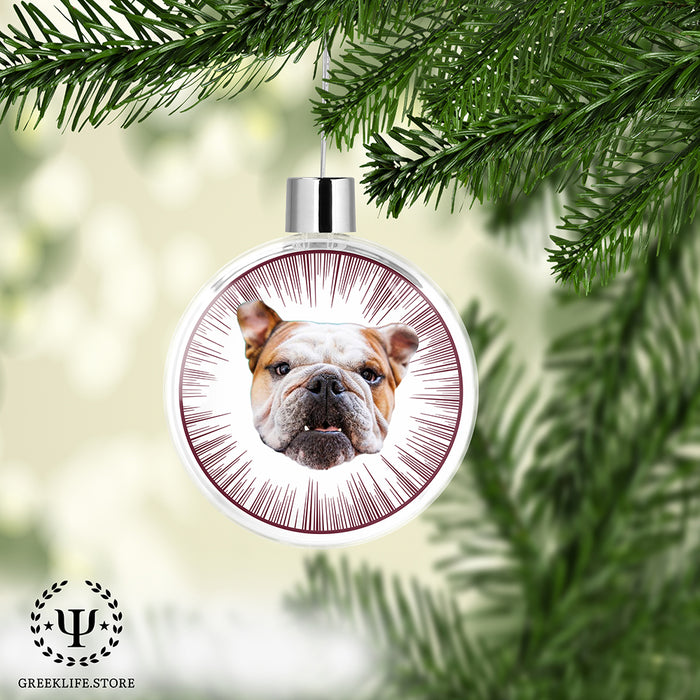 Mississippi State University Christmas Ornament Flat Round