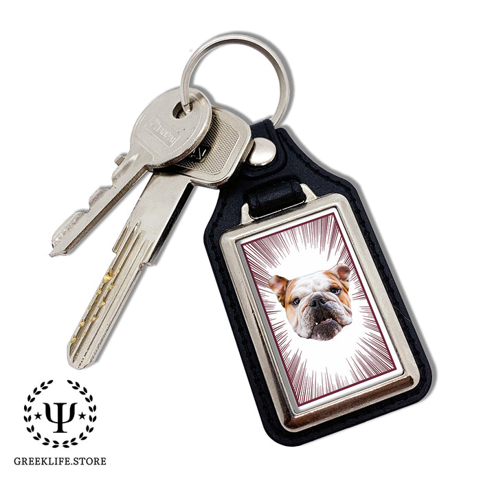 Mississippi State University Keychain Rectangular