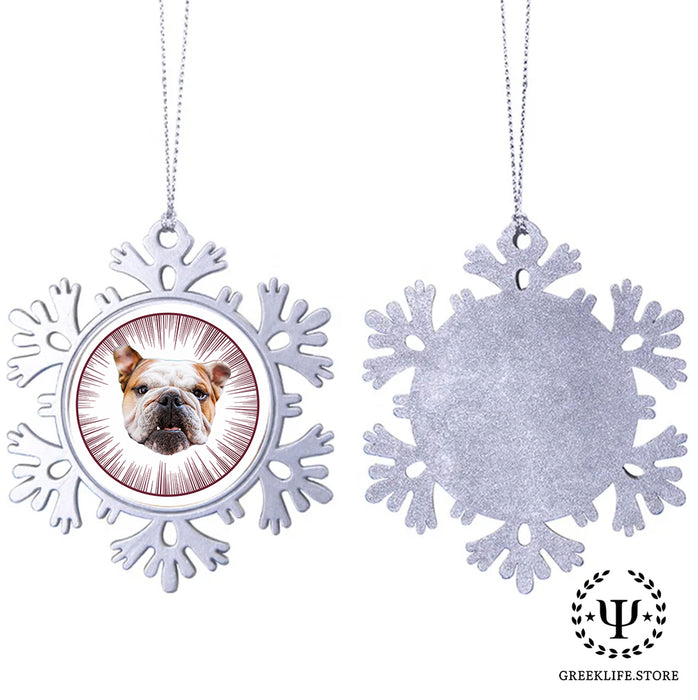 Mississippi State University Christmas Ornament - Snowflake Metal
