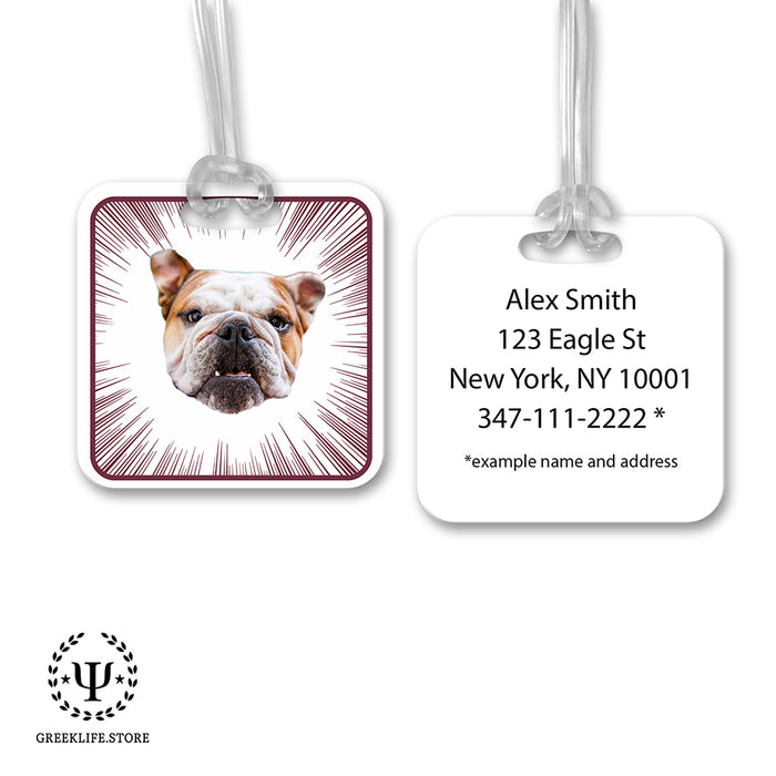 Mississippi State University Luggage Bag Tag (square)