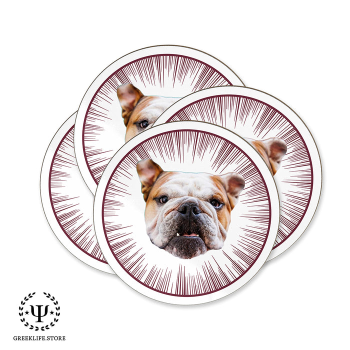Mississippi State University Beverage Coasters Round (Set of 4)