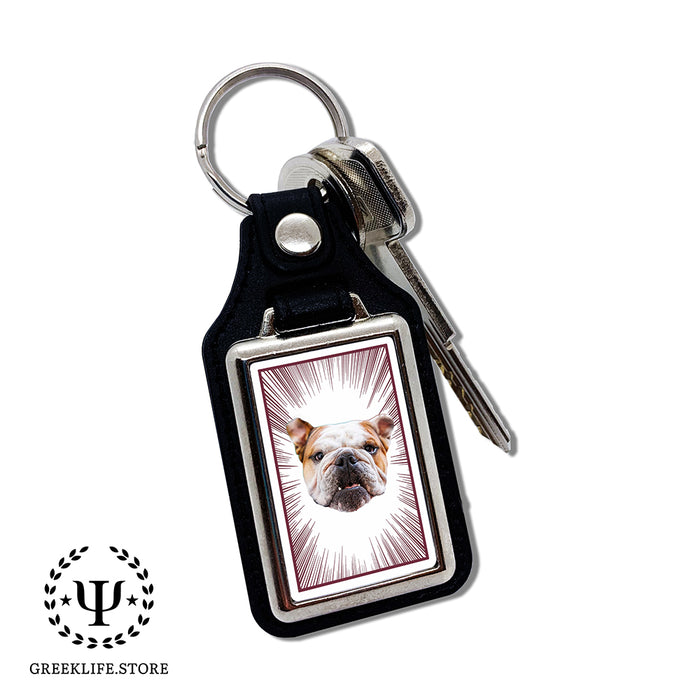 Mississippi State University Keychain Rectangular