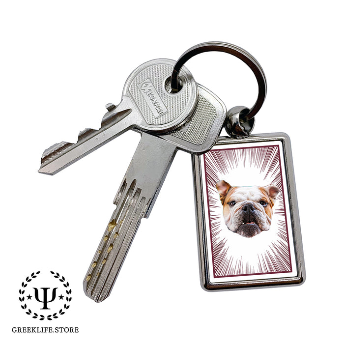 Mississippi State University Keychain Rectangular
