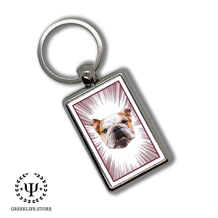 Mississippi State University Keychain Rectangular
