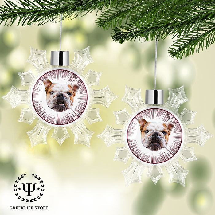 Mississippi State University Christmas Ornament - Snowflake