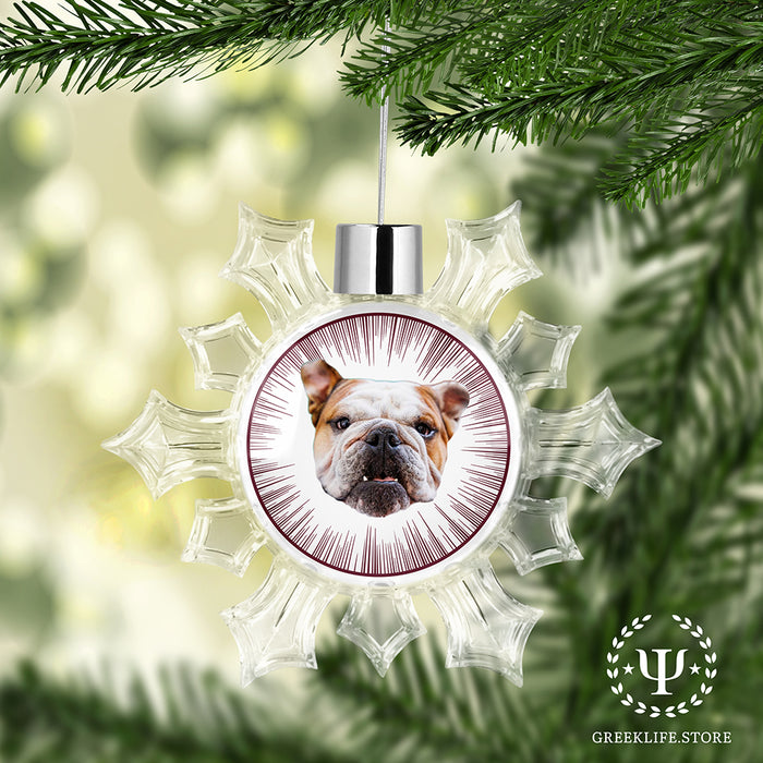 Mississippi State University Christmas Ornament - Snowflake