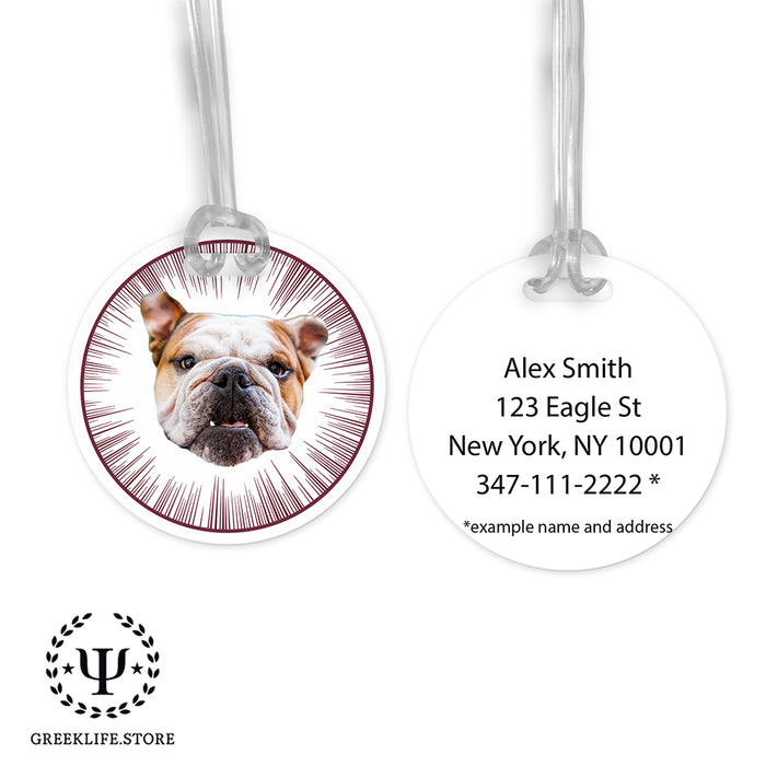 Mississippi State University Luggage Bag Tag (round)