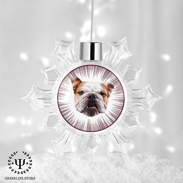 Mississippi State University Christmas Ornament - Snowflake