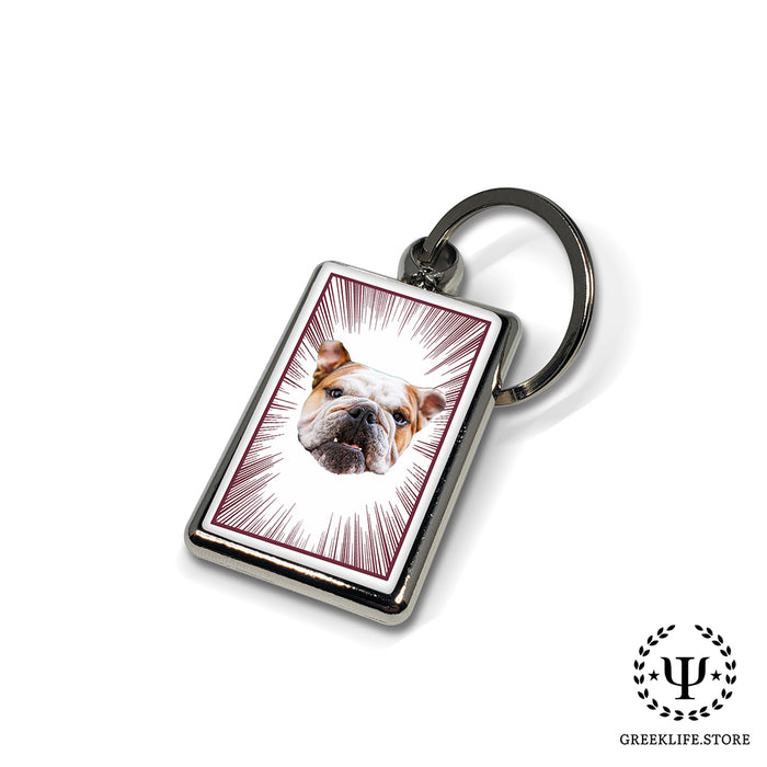 Mississippi State University Keychain Rectangular
