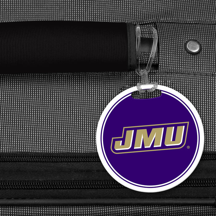 James Madison University Luggage Bag Tag (round)