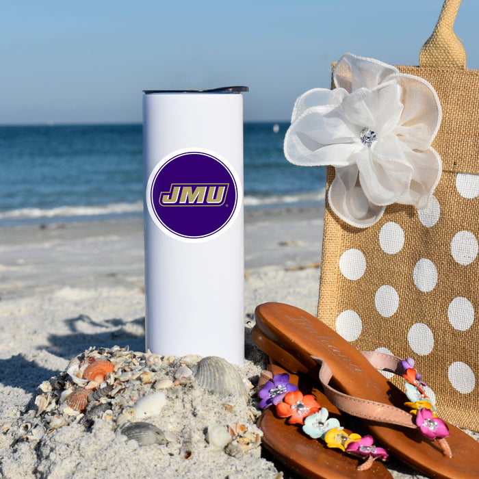 James Madison University Stainless Steel Skinny Tumbler 20 OZ