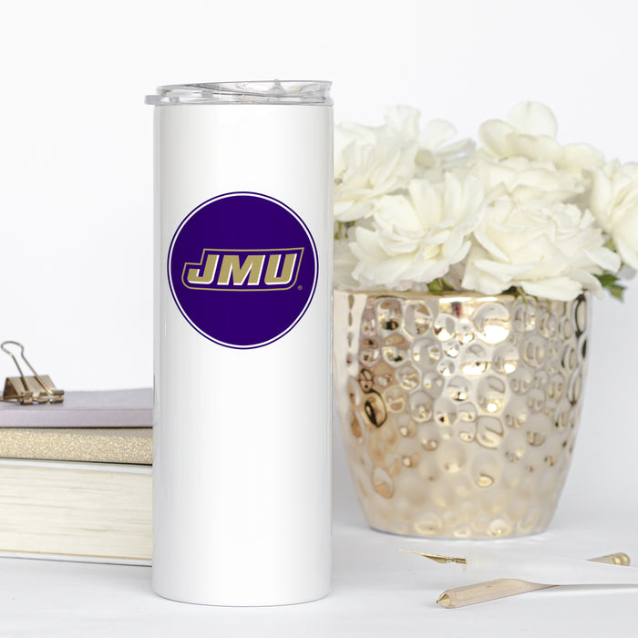 James Madison University Stainless Steel Skinny Tumbler 20 OZ