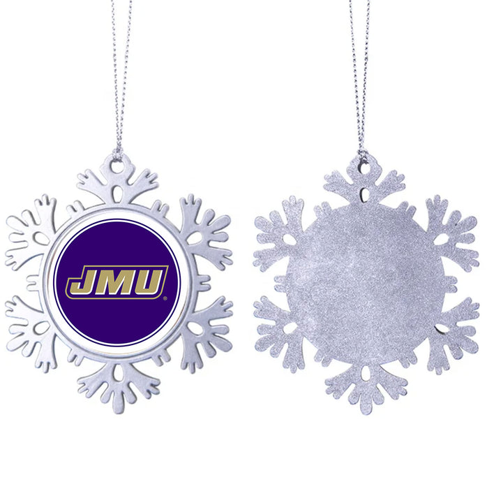 James Madison University Christmas Ornament - Snowflake Metal