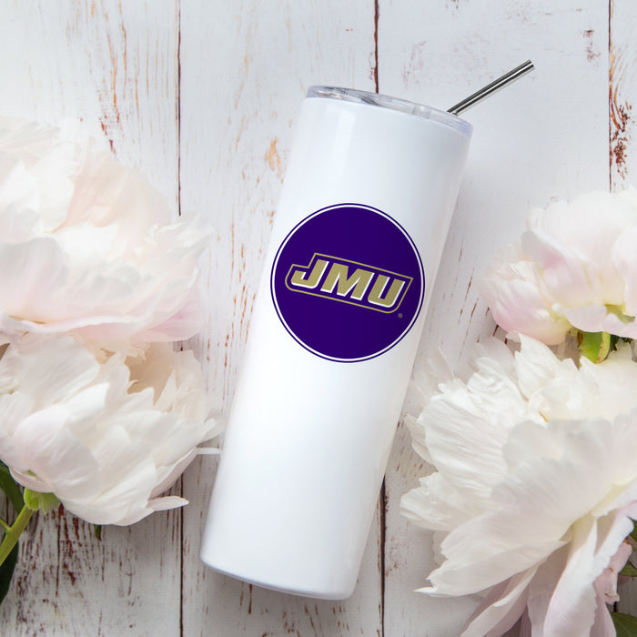 James Madison University Stainless Steel Skinny Tumbler 20 OZ