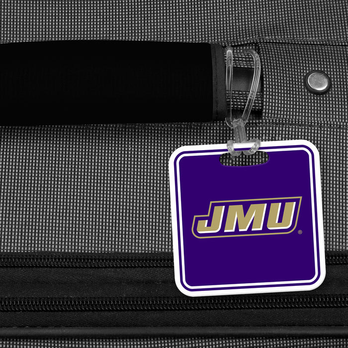 James Madison University Luggage Bag Tag (square)