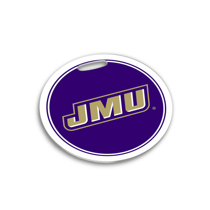 James Madison University Luggage Bag Tag (round)