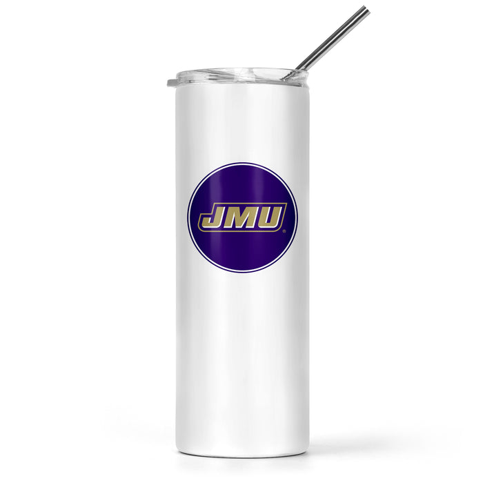 James Madison University Stainless Steel Skinny Tumbler 20 OZ