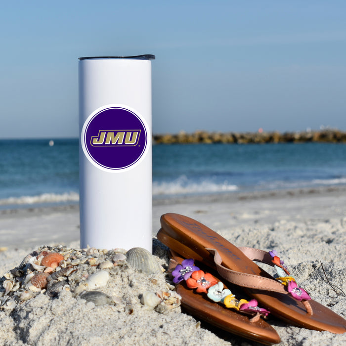 James Madison University Stainless Steel Skinny Tumbler 20 OZ