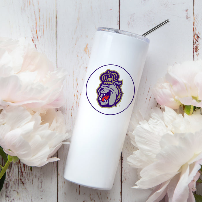 James Madison University Stainless Steel Skinny Tumbler 20 OZ
