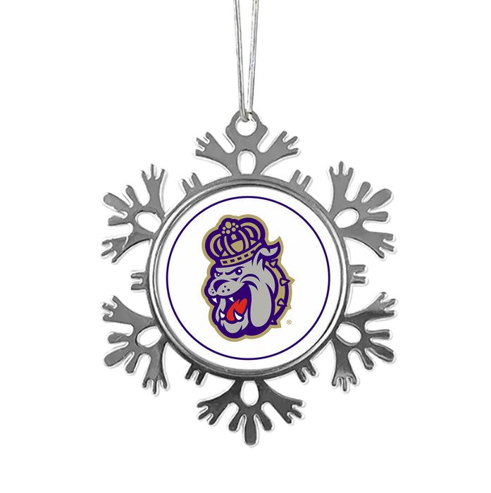 James Madison University Christmas Ornament - Snowflake Metal