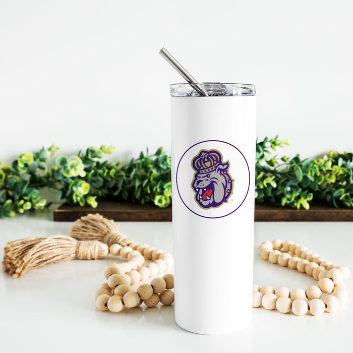 James Madison University Stainless Steel Skinny Tumbler 20 OZ