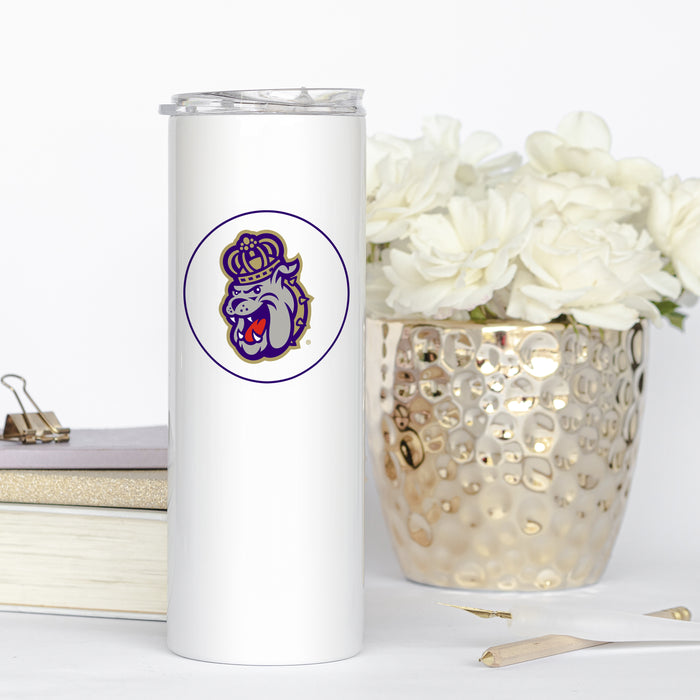 James Madison University Stainless Steel Skinny Tumbler 20 OZ