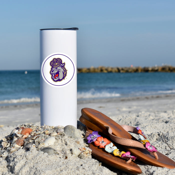 James Madison University Stainless Steel Skinny Tumbler 20 OZ