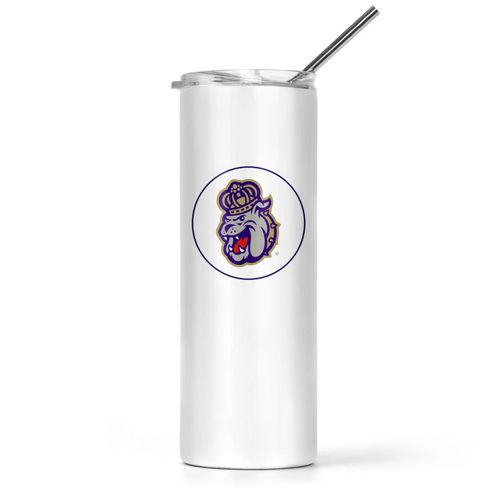 James Madison University Stainless Steel Skinny Tumbler 20 OZ