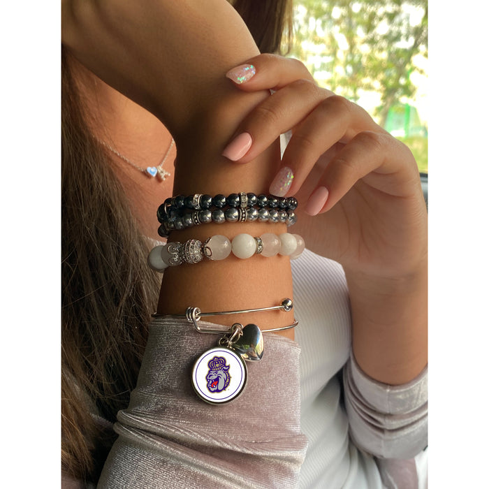 James Madison University Round Adjustable Bracelet