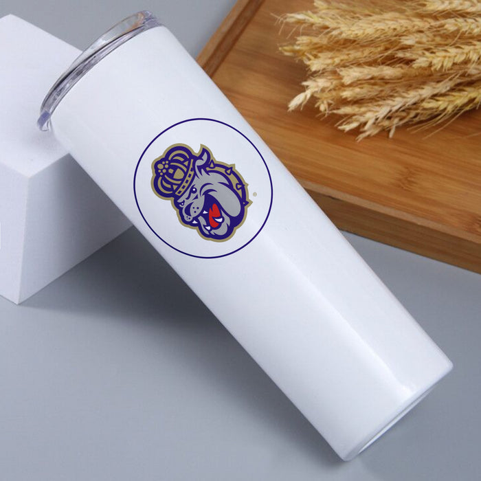 James Madison University Stainless Steel Skinny Tumbler 20 OZ