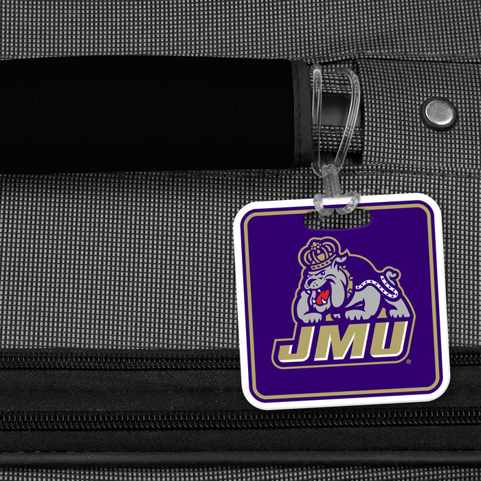 James Madison University Luggage Bag Tag (square)