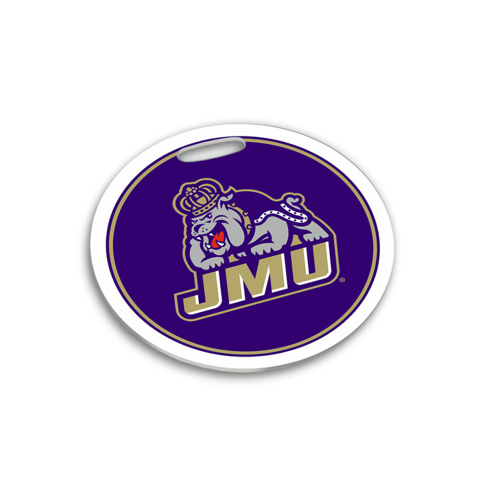 James Madison University Luggage Bag Tag (round)